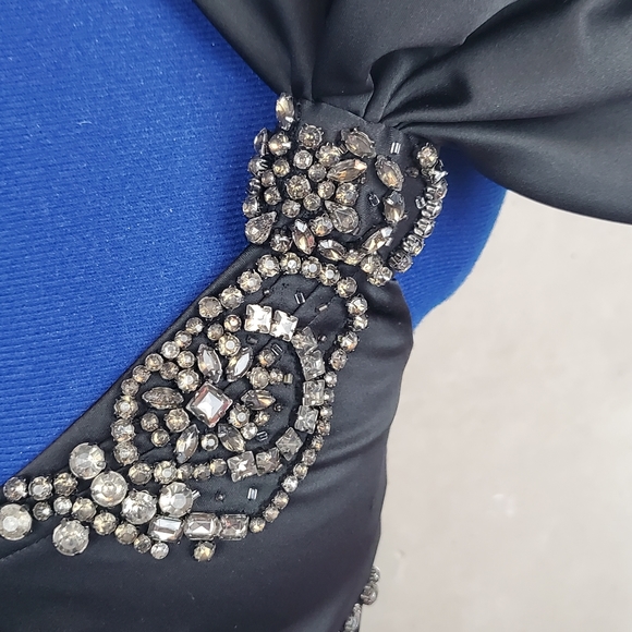 Karen Millen dress black size 4 uk 8 eu 38 - Picture 14 of 15